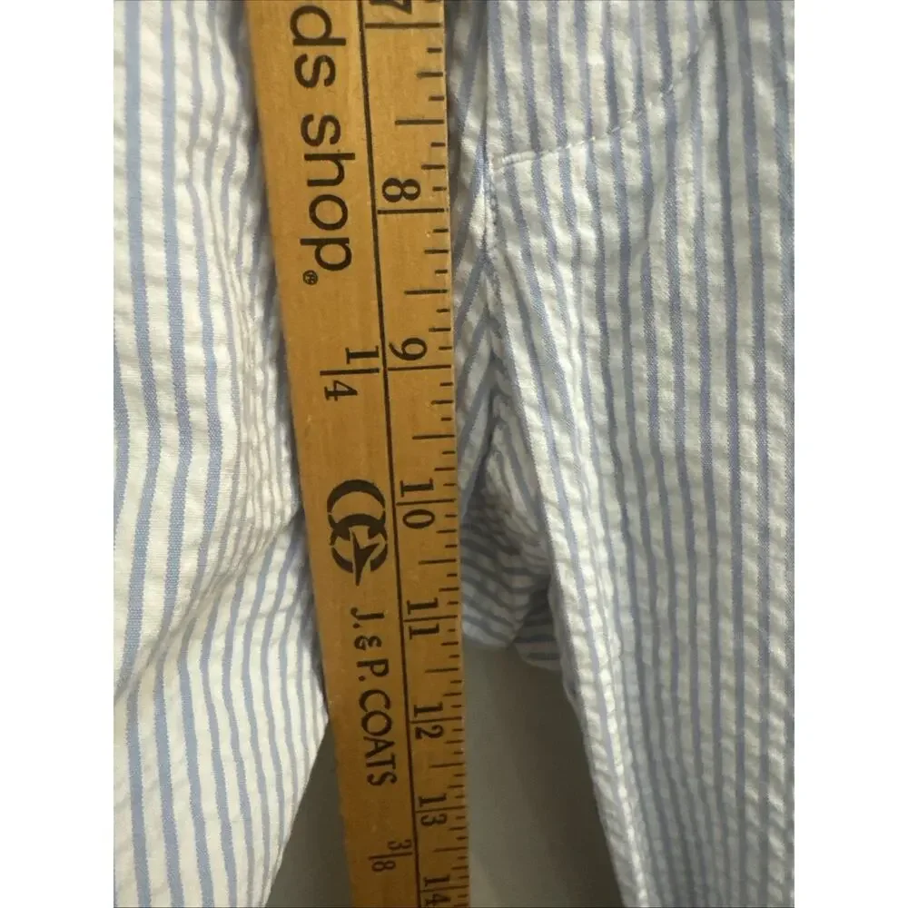 Vineyard Vines Pants Mens 30x32 Blue White Club Seersucker Preppy Golf Old Money